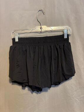 Black Women's Athletic Skort Shorts - Lightweight Activewear